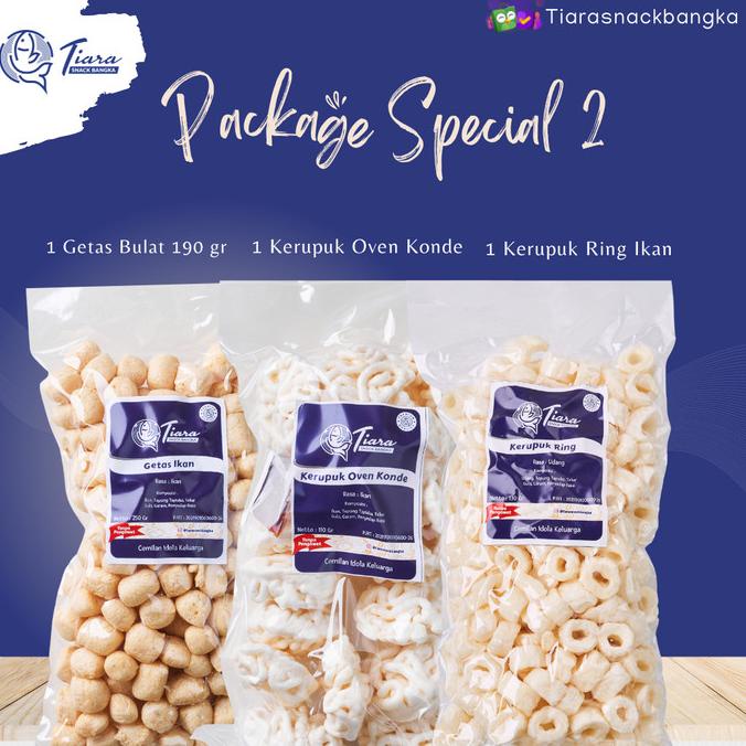 

Promo Paket Special 2 Kerupuk Ikan/Kerupuk Oven/Tiara Snack Bangka