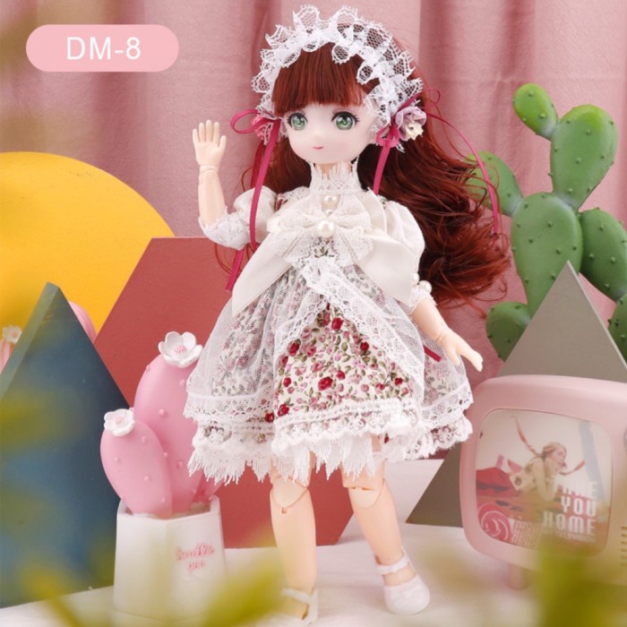 Terlaris (Seri-Bbs30) Mainan Anak Perempuan Boneka Baju Bjd Doll Diy 30 Cm