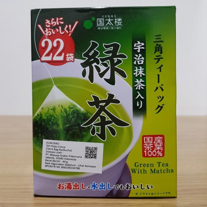 

@=@=@=@=] Kunitaro tetra bag Ryokucha 44gr | Teh hijau celup Jepang