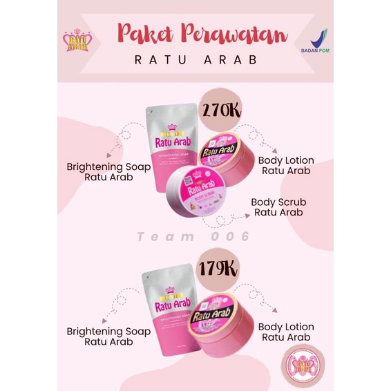 1paket perawatan ratu Arab harga paket