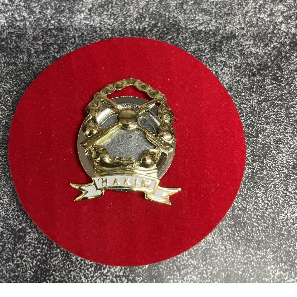 Harga Promo Pin Hakim | Emblem Hakim | Pin Baju Hakim | Pin Cakra Hakim Magnet