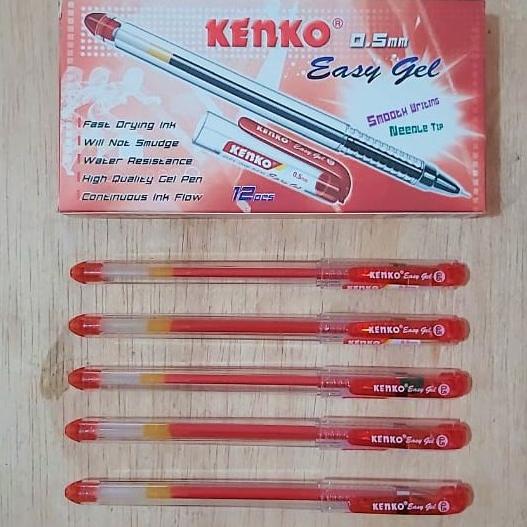 

Viral Pulpen Easy Gel Kenko 0.5 Mm Merah [ Lusin ]