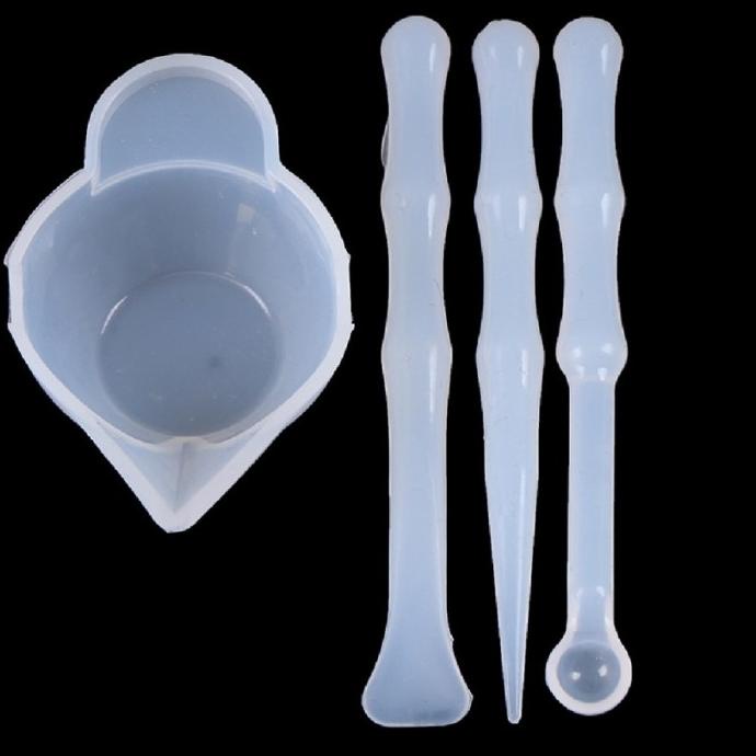 monggo] Set Cetakan Resin Bahan Silikon Untuk Membuat Resin Epoxy