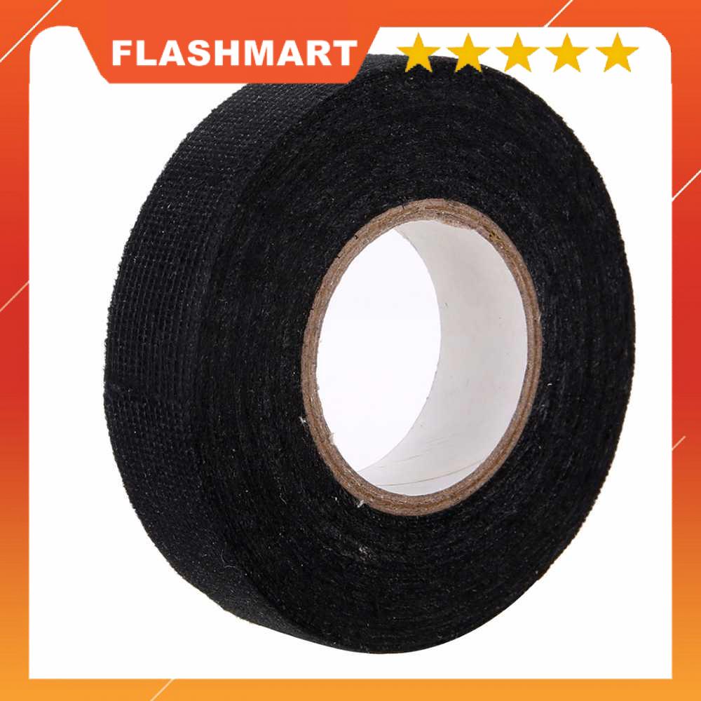 FLASHMART AG Lakban Kabel Listrik Adhesive Cloth Wiring Tape 19mm - BI298