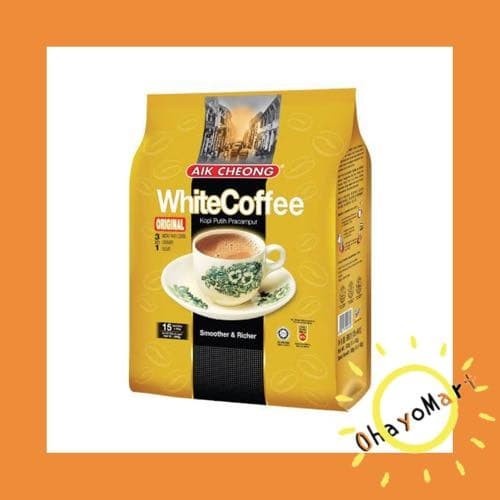 

TERLARIS Aik Cheong White Coffee/ Instant White Coffee / coffee 3in1 600g 15s /KOPI EUBE/KOPI KAPAL