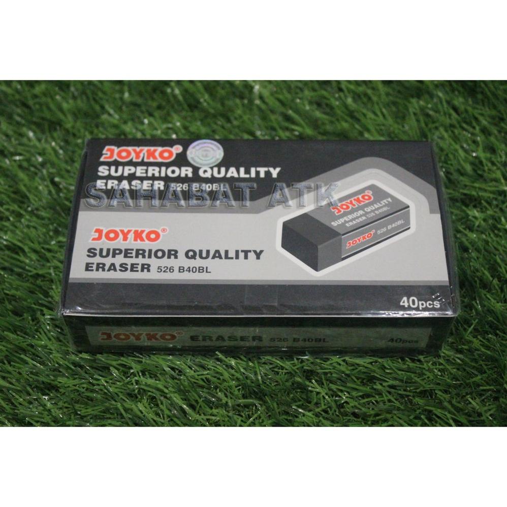 

Terlaris Joyko Stip B40 Hitam, Putih / Satu Pak Isi 40 Pcs / Pengapus Murah