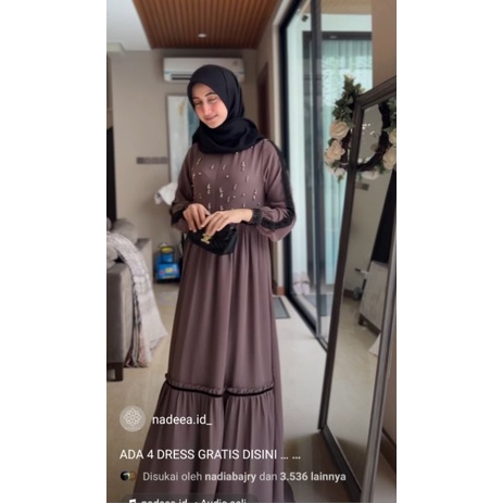 RANIA LUXURI DRESS BY NADEEA