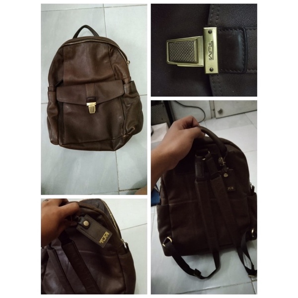 tas tumi kulit asli