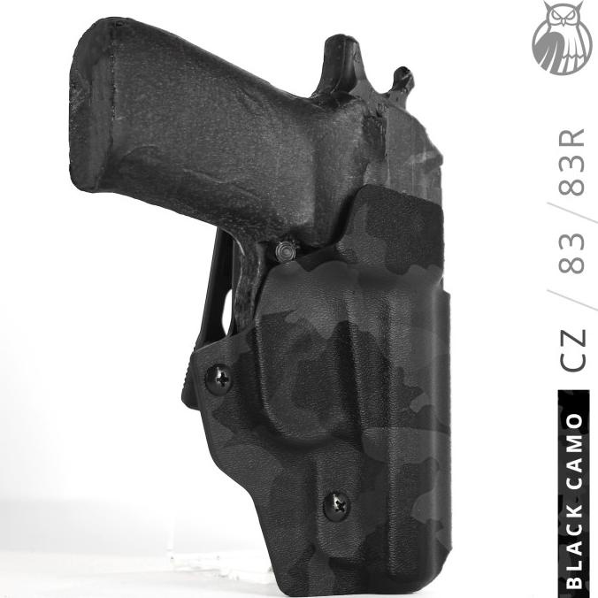 Kydex Holster Cz 83 83R Owb Black Camo Outside Waistband Pax Dynamics