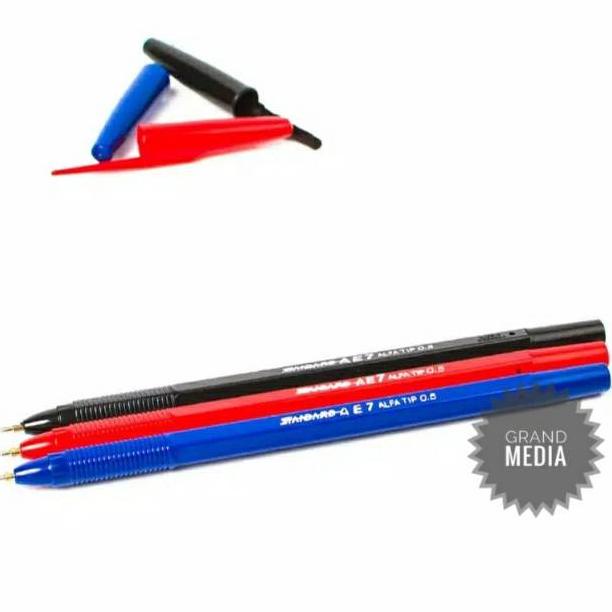 

Termurah [Grand Media] Ballpoint / Pena / Pulpen Standard Ae7 Hitam / Biru / Merah / 1Pack (12Pcs)