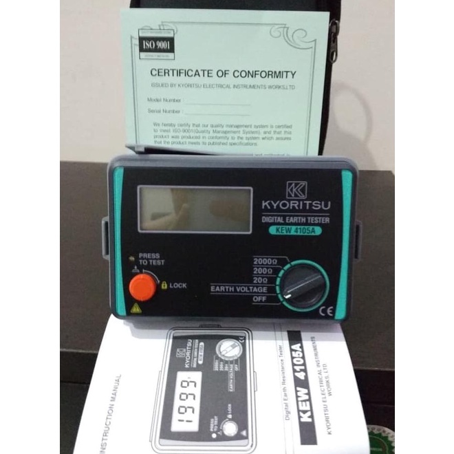 Digital Earth Grounding Tester Kyoritsu 4105A