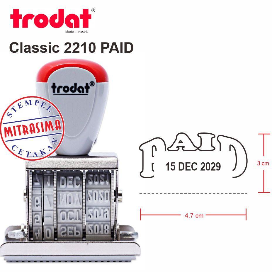 

Viral Stempel Trodat 2210 Paid Dengan Tanggal Model Klasik Konvensional