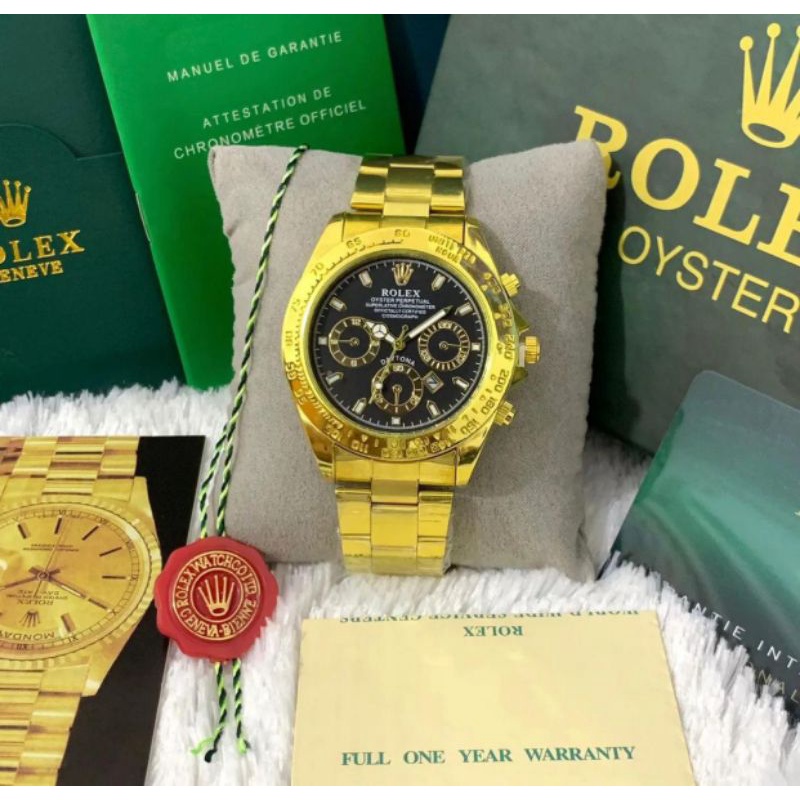 Rolex Oyster Prepentual Datejust Stainless Gold Watch Original 100%
