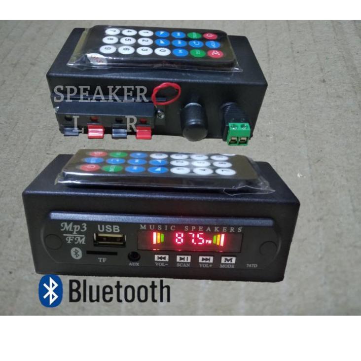 Sale ampli mini 12v mp3 bluetooth USB FM amplifier rakitan 12 volt stereo pam8610 Importir Resmi