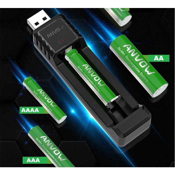 Charger Battery Baterai Ni-MH for Type AAAA A4 E96 Rechargeable