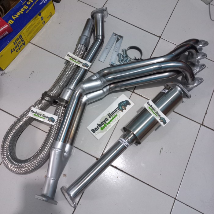 Terlaris Knalpot Header 421 Costum Set Jimny Katana Kenalpot Racing Flexibel