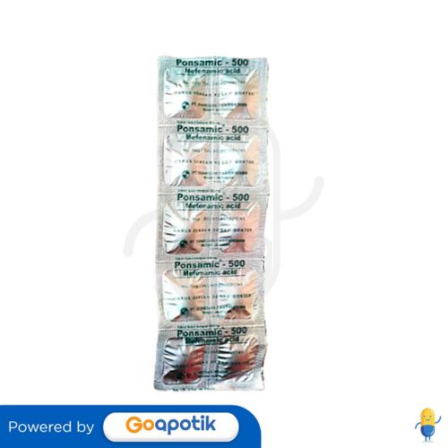 PONSAMIC 500 MG STRIP 10 TABLET