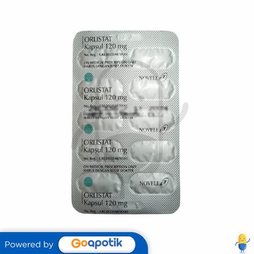 ORLISTAT NOVELL 120 MG BLISTER 10 KAPSUL