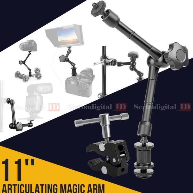 Magic Clamp / Magic Arm 11 Inch includ Super C-Clamp