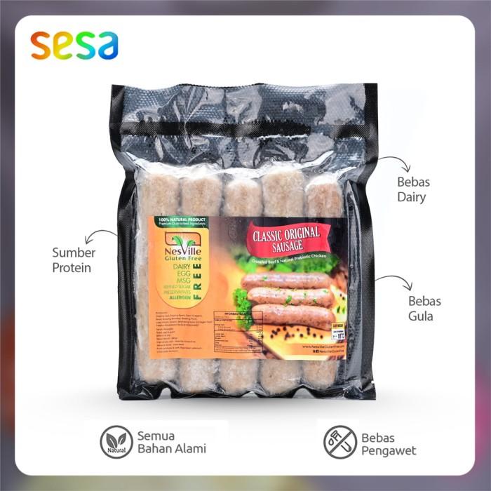 

Nesville Gluten Free - Classic Original Sausage 5 pcs 380 g Kualitas Terbaik