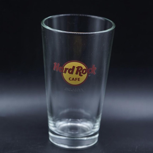Hard Rock Cafe Jakarta Gelas Glass Merchandise Souvenir Indonesia H-r1083