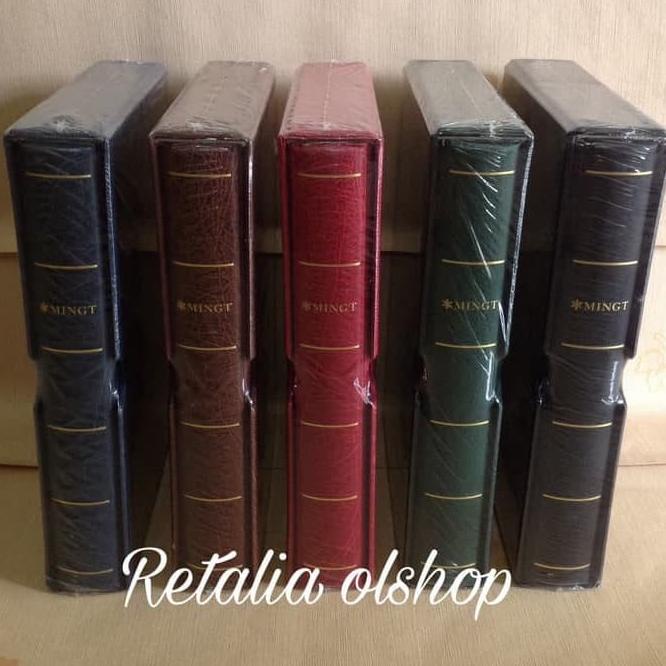 

Album Perangko Bahan Semi Kulit Free Refill 10 Lembar