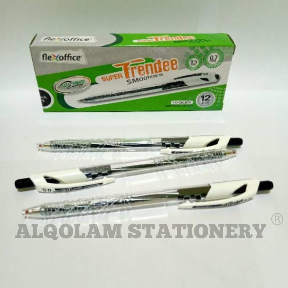 

Cuci Gudang Azka_Niam Selusin ( 12 Pcs ) Pulpen Mekanik Flexoffice Super Trendee 0.5 Mm Pulpen Cetekan Trendee 0.5/ 0,6Mm