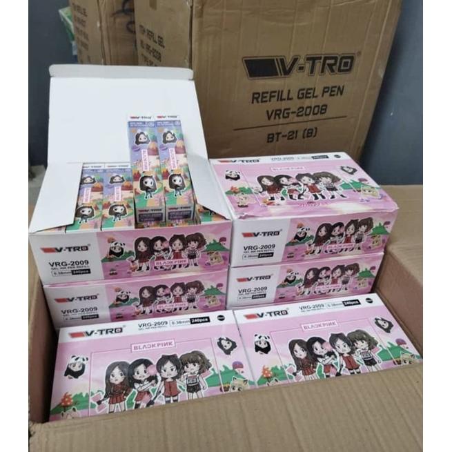 

Cuci Gudang [1Gross] Refill Pulpen Gel Bt21-Refill Gel Blackpink-Isi Pulpen Gel Tsum Tsum-Frozen