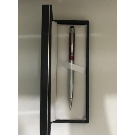 

Termurah Pulpen Promosi / Pulpen Esklusif / Pulpen Elegant 108 Merah Stainless Chome