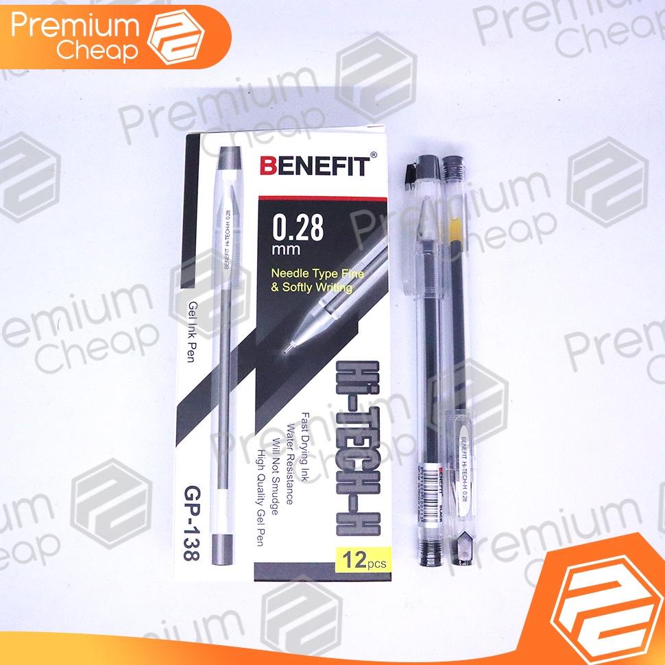 

Promo Habis [12 Pcs] Pen Hitech Hi Tech Benefit 0.28 Mm - Hitam