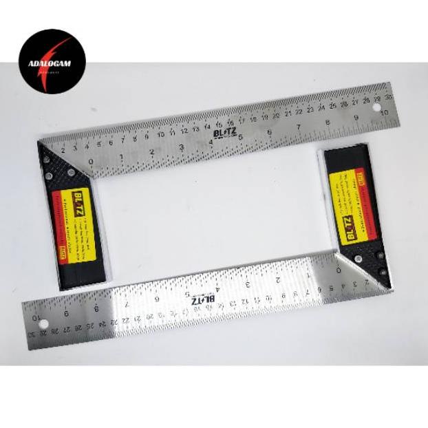 

Promo Habis Penggaris Siku Tukang 30 Cm Stainless - Pasekon 12 Inch