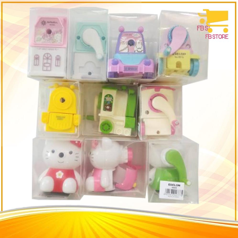 

Cuci Gudang Rautan / Serutan Pensil Putar Meja / Pencil Rolling Sharpener Eselon - Sunwell