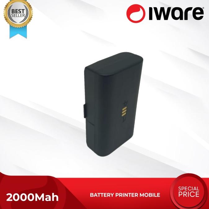 TERBARU... BATTERY PRINTER KASIR MOBLIE BLUETOOTH ZJIANG ZJ 5809 5809II 2000MAH