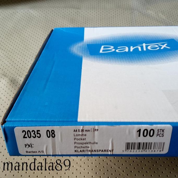 

Plastik PP pocket a4 / antiglare / o.o6 mm merk Bantex 2035