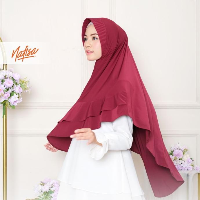 Nafisa Anita Yes | Hijab Instan Syari 2 Layer Pinguin