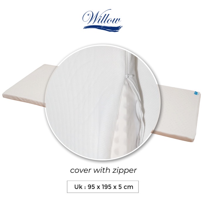 Yy0494 Kasur Latex Lipat Gulung / Willow Pillow Mattress Lipat Gulung