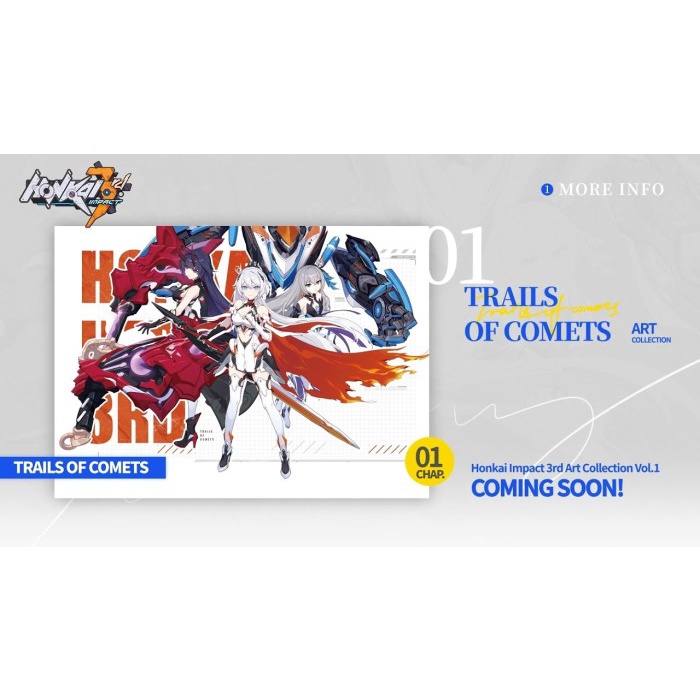 Must Have Trails Of Comet - Honkai Impact 3 Art Collection Artbook Vol 1 Terlaris