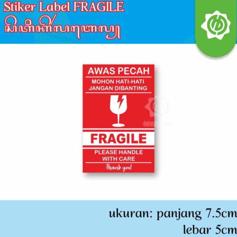 

Promo Habis Stiker Label Fragile Jumlah 100Pcs