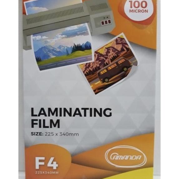 

LAMINATING AMANDA F4 dan A4 ISI 100 LEMBAR / PLASTIK LAMINATING F4 dan A4