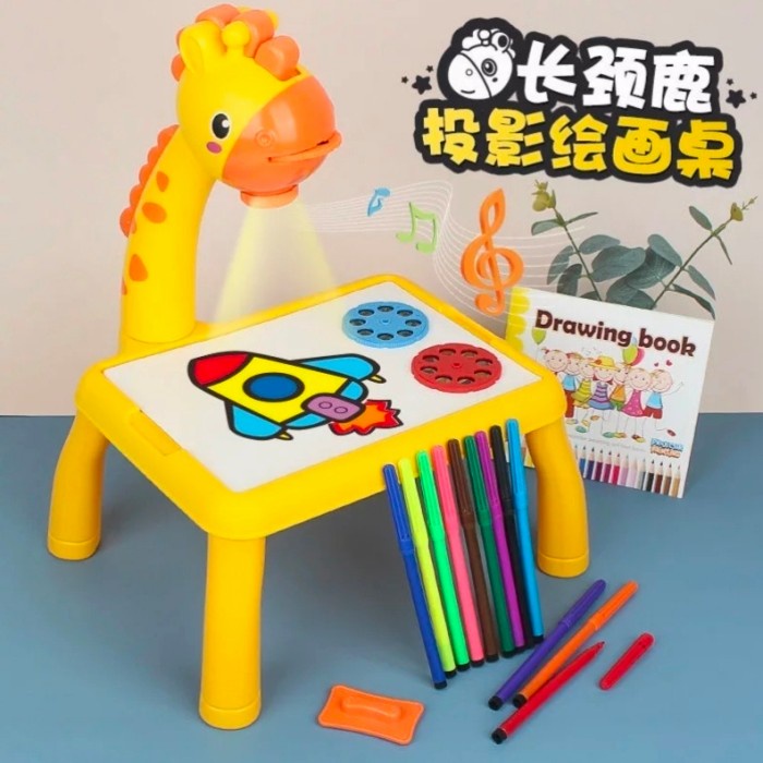 

Easel Mainan Anak Meja Proyektor Menggambar ~ Dream Projection Study Desk