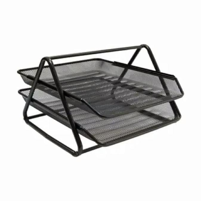

Rak Surat 2 susun Jaring Besi / Letter Tray / Paper Tray 2 tingkat