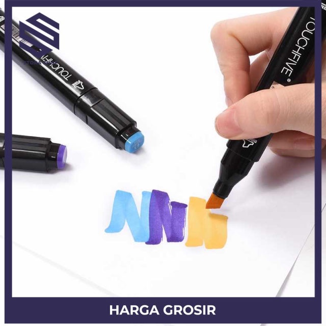 

TOUCH Spidol Dual Side Fine Art Marker 30 Color - T30 - IDPR IDNEW