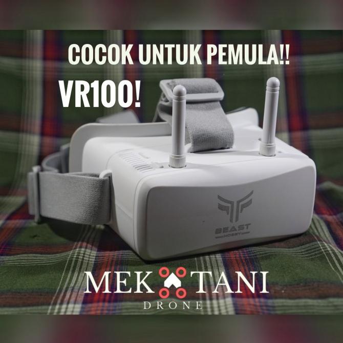 FPV GOGGLES VR100 DUAL ANTENNA KACAMATA DRONE VR 100 UNTUK PEMULA