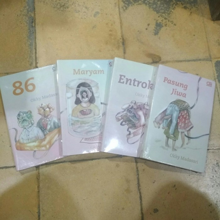 Promo Paket 4 Buku Oka Rusmini Pasung Jiwa Entrok Maryam 86 Terbaru