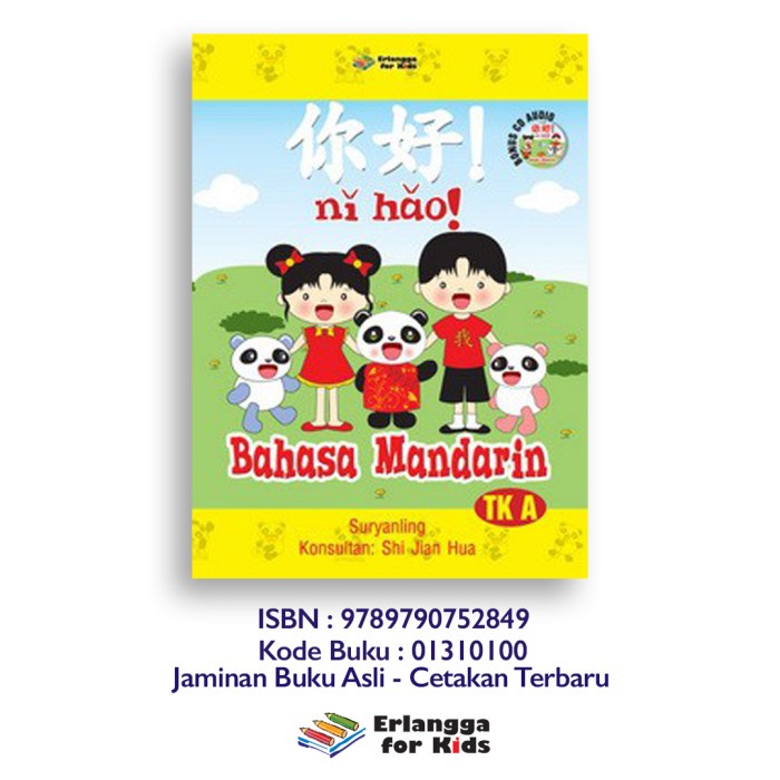 Flash Sale Buku Ni Hao Kailan Bahasa Mandarin Tk A B Erlangga Terlaris