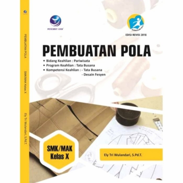 Promo Buku Smk Pembuatan Pola Tata Busana Desain Fesyen X Terlaris