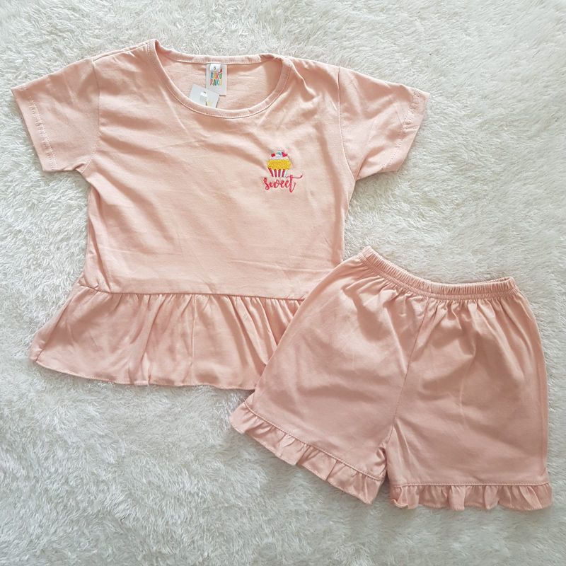 Setelan Anak Perempuan Raku so cute set