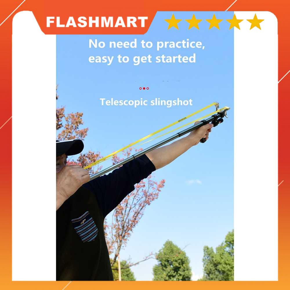 FLASHMART Ketapel High Precision Telescopic Hunting Catapult - HW-GJ050