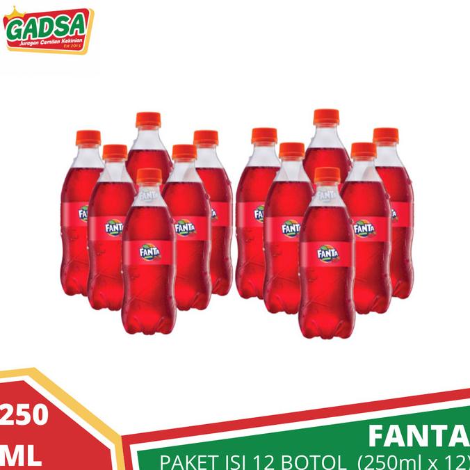 

Fanta Soft Drink 250 ml isi 12 botol roc01