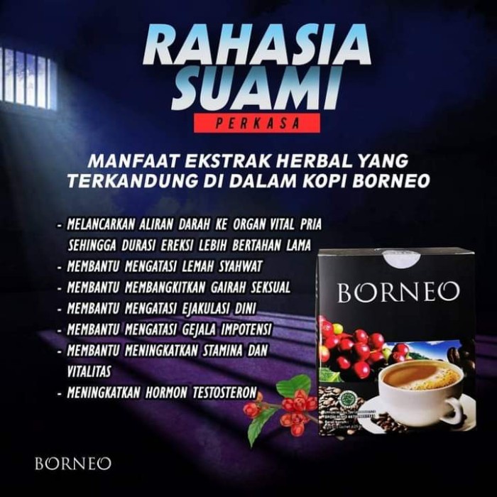 

Kopi Premium Borneo Original / kopi pria dewasa